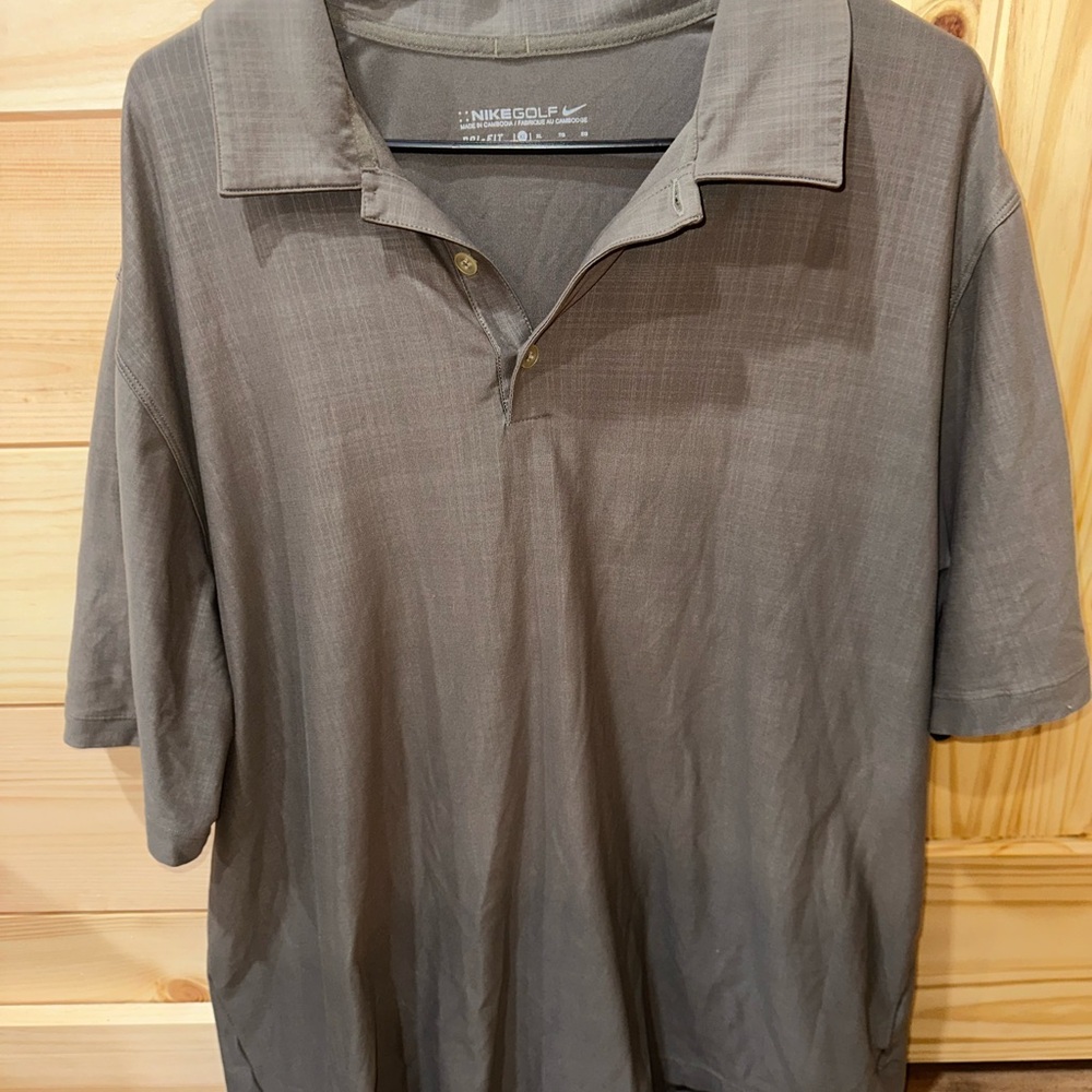 Nike Men's Charcoal Polo Shirt